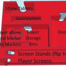 ilha skye armazenamento solução jogo tabuleiro jogos organizador borda of toy_game_accessories 3d print model - Mito3D