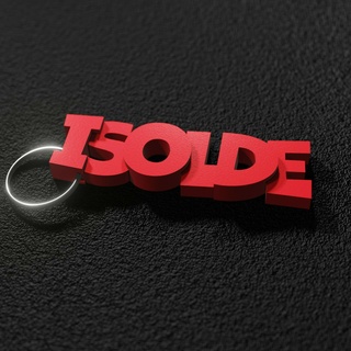 isolde - keyring Gadget keychain 3d print model - Mito3D