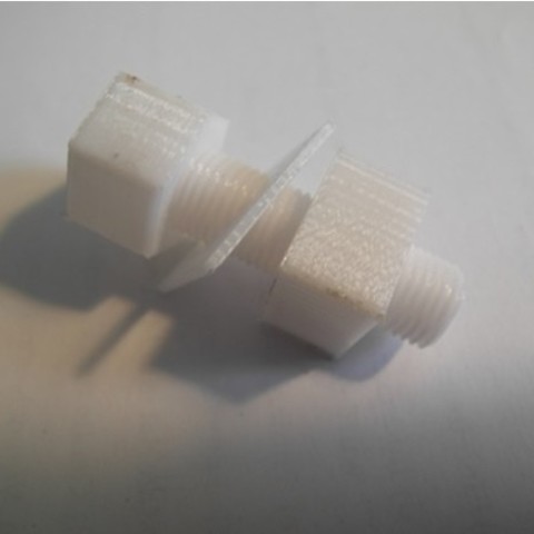 isométrica parafuso porca arruela de conjunto ferramenta 3D print model - Mito3D