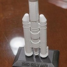 isro gslv mk3 Stand Schreibtisch gslvmk3 Indien Startprogramm montieren Rakete Platz Hobby 3d print model - Mito3D