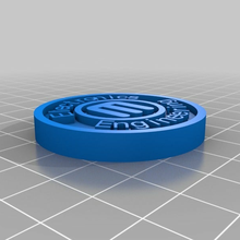 iss moneda personalizado insignias_monedas 3d print model - Mito3D
