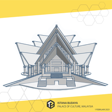 istana budaya malaysia art architecture building craft replica landmark collection 3d print model - Mito3D