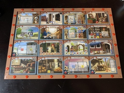 istanbul board game tile frame Game toy toys playset accessories 3d print model - Mito3D