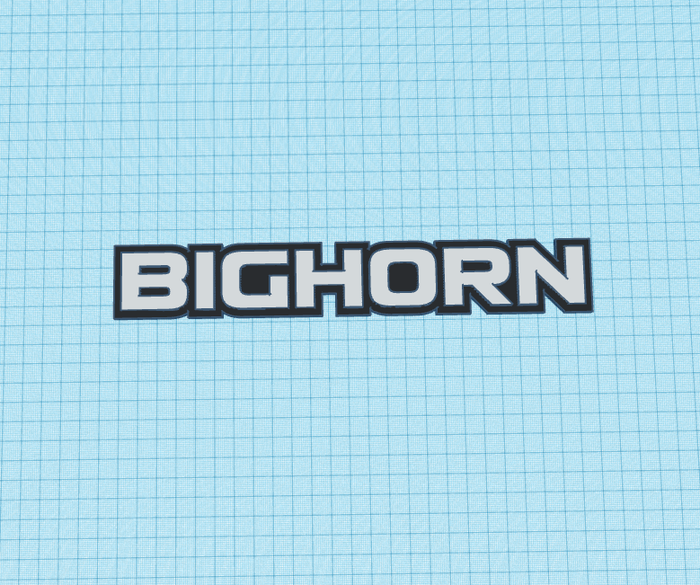 isuzu bighorn badge Various emblem side logo 3D print model - Mito3D