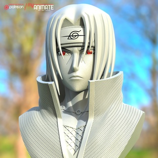 Itachi buste 3d imprimable figure sasuke madara uchiha Naruto Kakashi ambu Akatsuki konoha anime 3dprinting stl collectionner figurine manga navire Sharingan 3d print model - Mito3D