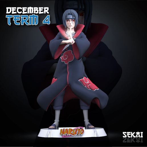 itachi escultura Sekai 3d modelos testado pronto impressão arte anime ventilador naruto stl patreon 3D print model - Mito3D