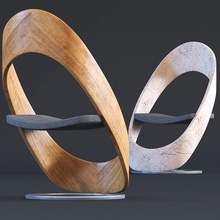 italia chair architecture sofa interior wood furniture art 3d print model - Mito3D