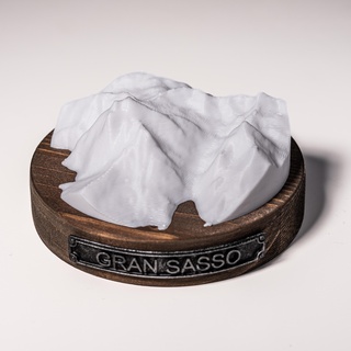 italian mountain gran sasso home decor mountain real mountain montagne italiane italian mountain furniture gift mountain lovers passion ornament geography decoration map maps  3d print model - Mito3D