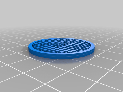 italian sewage hatch cover type 1 18 city drain drainage sewer buildings structures 3d print model - Mito3D