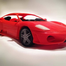 İtalyan spor araba oyun 3d print model - Mito3D