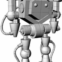 italienischer Roboter 01 3d print model - Mito3D