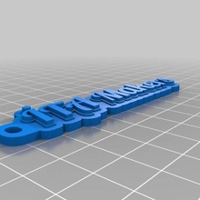 itamakerlar anahtarlık özelleştirilmiş organizasyon 3d print model - Mito3D