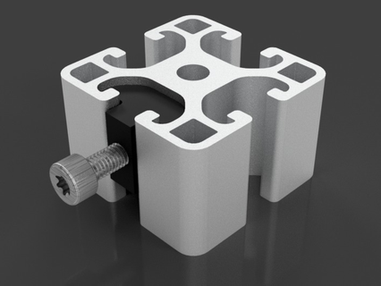 articulo ligero t nut m5 fusión 360 ranura 8 nuez partes 3d print model - Mito3D