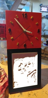 itslitho l'horloge litho Cadre art lithophanie lithophane DIY souvenir rappelles 3d print model - Mito3D