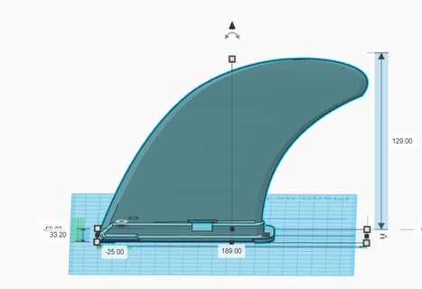 ithal etmek dekatlon yüzgeçler yazı tahtası yüzgeç 3d print model - Mito3D