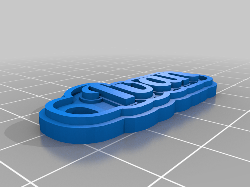 Ivan özelleştirilmiş anahtarlık 3D print model - Mito3D