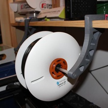 ivar adaptateur de fsh outil filament pla la mise à niveau l'imprimante witbox bq prusa tpu spoolholder le titulaire roulement sans frottement bobine 3d print model - Mito3D