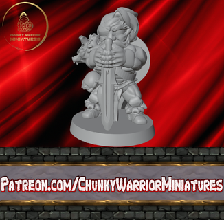 ivar skull collector barbarian barbarians hero warrior fantasy dark tabletop dnd rpg wargame wargaming 3d print model - Mito3D
