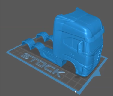 Iveco s way Aksesuarlar kamyon 3d print model - Mito3D