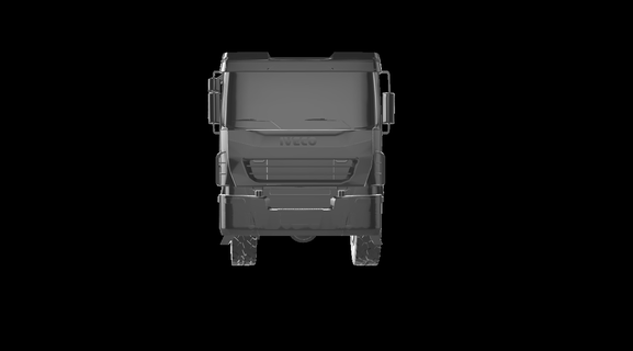 iveco trakker 382wh 6x6 cars truck car trucks tanker tractor commercial vehicle autotruck camion lkw lastwagen vrachtauto 3d print model - Mito3D