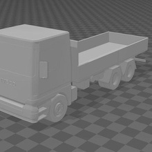 iveco camion art jouet modèle échelle stl imprimable impression domos3d 3d print model - Mito3D