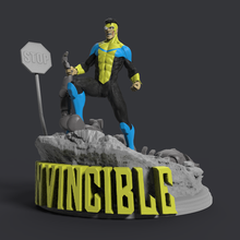 ivincible reanimatrón estatua invencible marca Grayson omniman historietas figura busto enfriamiento superhombre héroe 3d print model - Mito3D