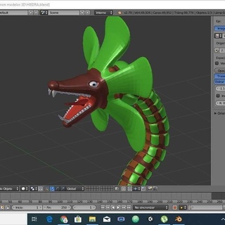 lierre serpent plante fleur Jeu louanges aventure 3d print model - Mito3D