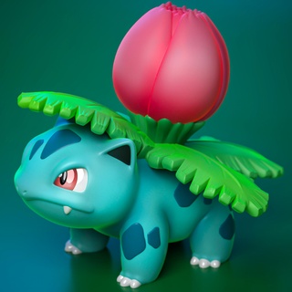 Ivysaurier Pokémon Pokemongo Pokemons eevee Vaporeon Jolteon Flareon espeon Umbreon leafeon Galzeon Sylveon Pikachu Bulbasaur Venusaurier 3d print model - Mito3D