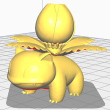 ivysaur sanat pokemon fushigisou 3d print model - Mito3D