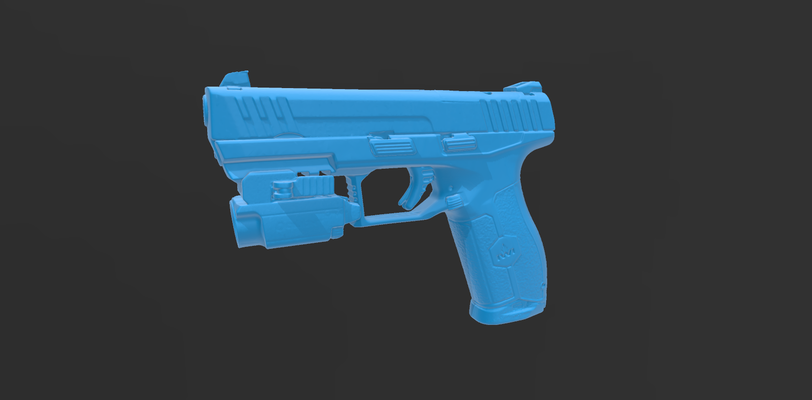 iwi mesa + baldr mini real talla escanear pistola molde kydex funda herramientas multimoldes holtex vacío pistolas azules airsoft azul 9mm 3d print model - Mito3D