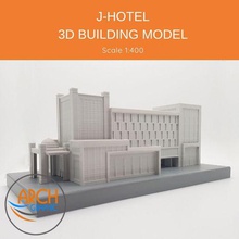 j-hotel - 3d modelo de edificio la arquitectura hotel los emiratos árabes unidos 3dprinting La impresión en prusa 3d print model - Mito3D
