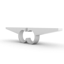 j27 jewelry industrial minimal ring 3d print model - Mito3D