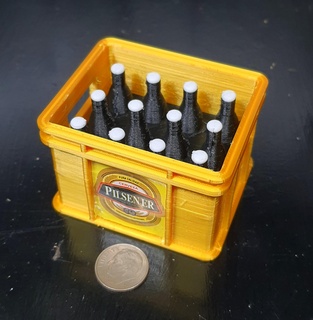 jaba cerveza şişe açacağı stl Adorno madeni para pilsen 3d print model - Mito3D