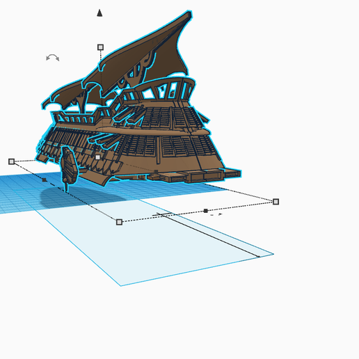 jabba hutt barcaza estrella guerras 3D print model - Mito3D