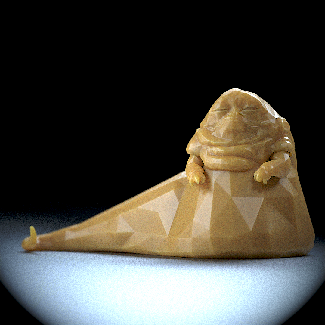 jabba hutt star wars 3D print model - Mito3D