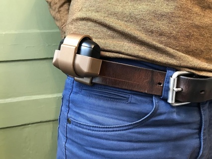 jabra elite 65t - belt clip belt belt holder jabra accessories props fashion  3d print model - Mito3D