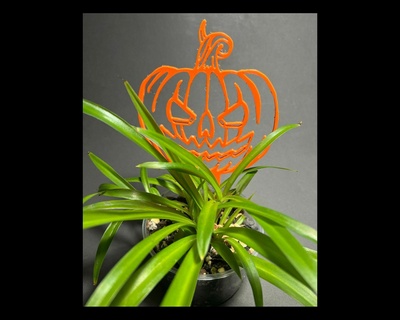 jack o' lantern dekorativ Pflanze Gitter Dekoration Kürbis Halloween Unterstützung Garten Zuhause Haus Dekor 3d print model - Mito3D