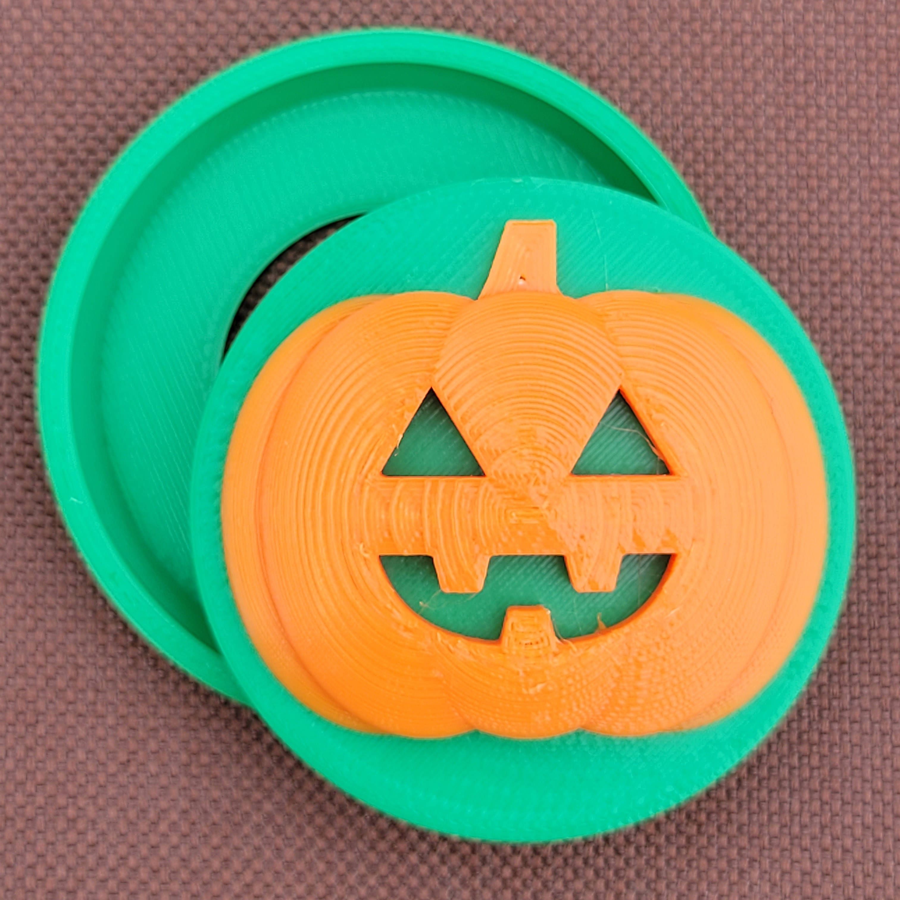 jack-o'-lantern snap badge abbymath kids toys magnet party holiday button brooch halloween pumpkin jack-o-lantern jack lantern ghost witch skeleton bat bats spider web cat 3D print model - Mito3D