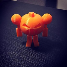 jack-o-bot Kunst Kürbis ziemlich ungerade Eltern - Spielzeug 3d print model - Mito3D