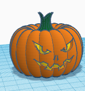 jack-o-lantern halloween 3d print model - Mito3D