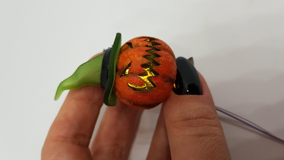 jack lantern spaventoso zucca Halloween diorama miniatura casa delle bambole arredamento 3d print model - Mito3D