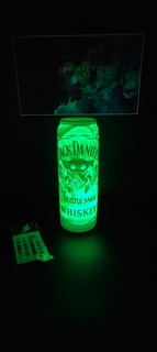 jack Daniel's bébé yoda litho lampe art bar nuit lumière 3d print model - Mito3D