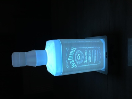 jack daniel's lithophanie lamp 7 lithophany bottle whisky gift decoration spot leds art design 3d print model - Mito3D