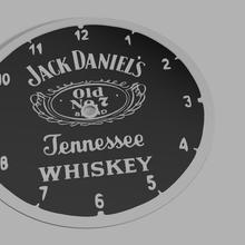 jack daniel's multi color clock 3d print model - Mito3D