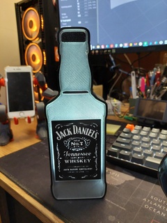 jack Daniels bouteille LED lumière boîte 3d print model - Mito3D