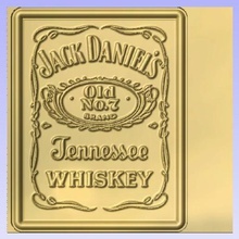 jack daniels whiskey ii verschiedene sign cnc die Erleichterung 3d 3d print model - Mito3D