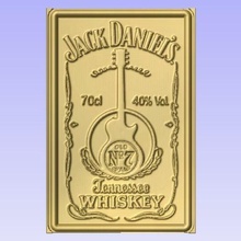 jack daniels whiskey verschiedene sign cnc die Erleichterung 3d 3d print model - Mito3D