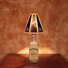 jack danielss Honig-Lampe Kunst Licht Flasche whiskey bourbon 3d print model - Mito3D