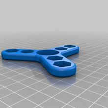 jack fidget spinner customized mechanical_toys 3d print model - Mito3D