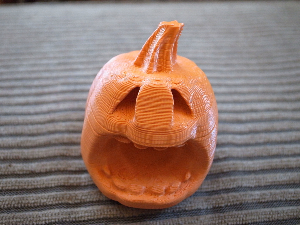 Jack Laterne niedrig poly Lebensmittel Getränk 3D print model - Mito3D